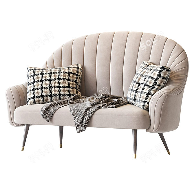 Modern Deephouse Sofa 3D model image 3