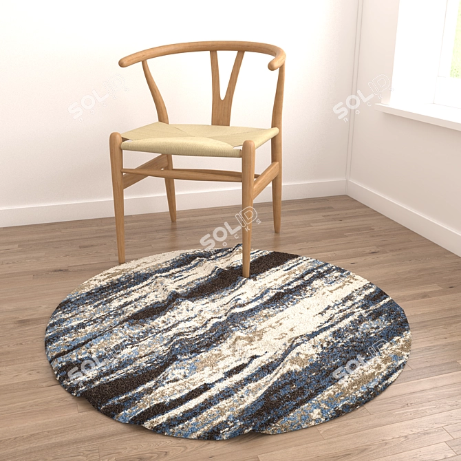 Versatile Rug Collection: Set of 8 for Close-Up & Far Shots 3D model image 2