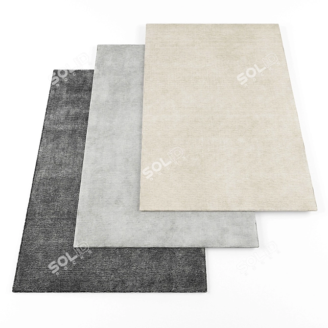 High Resolution Rugs Bundle 3D model image 1