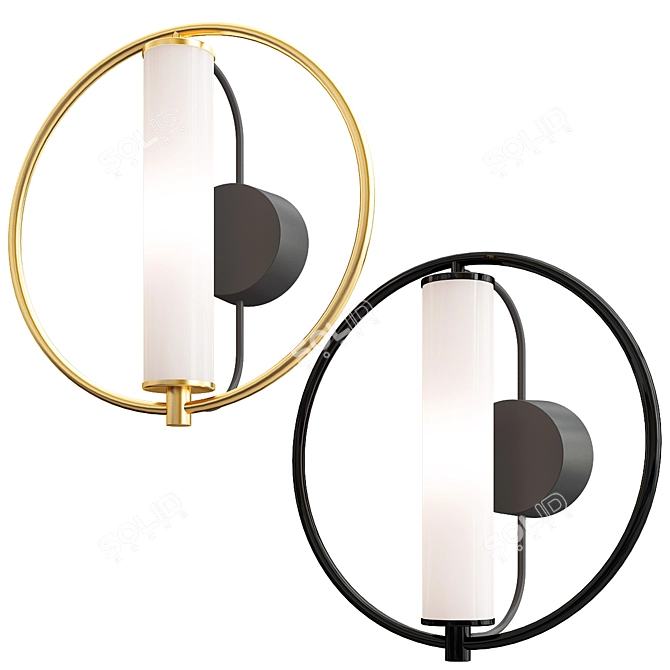 Illuminate Your Space: Flare LED Wall Sconce 3D model image 1