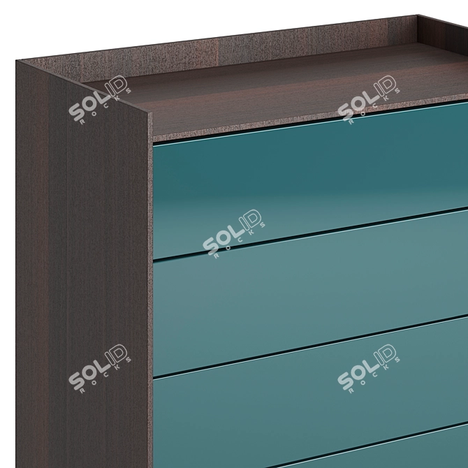 Modern Pianca Kyoto Dresser 3D model image 3