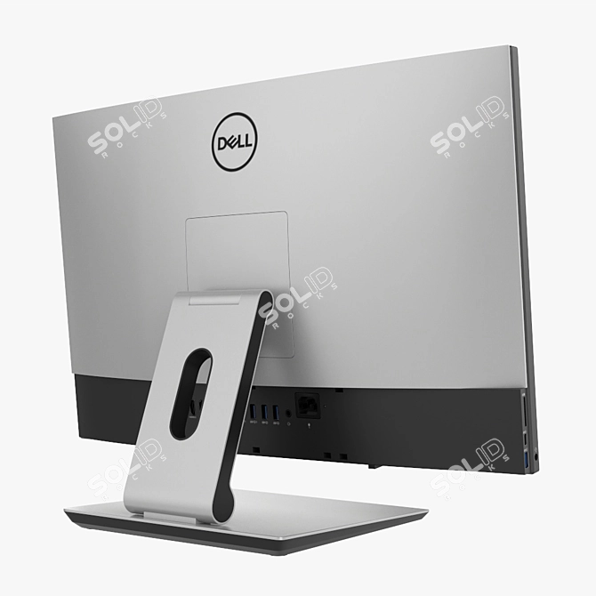 Dell OptiPlex 7780 All-in-One: Powerful Performance in a Sleek Design 3D model image 2