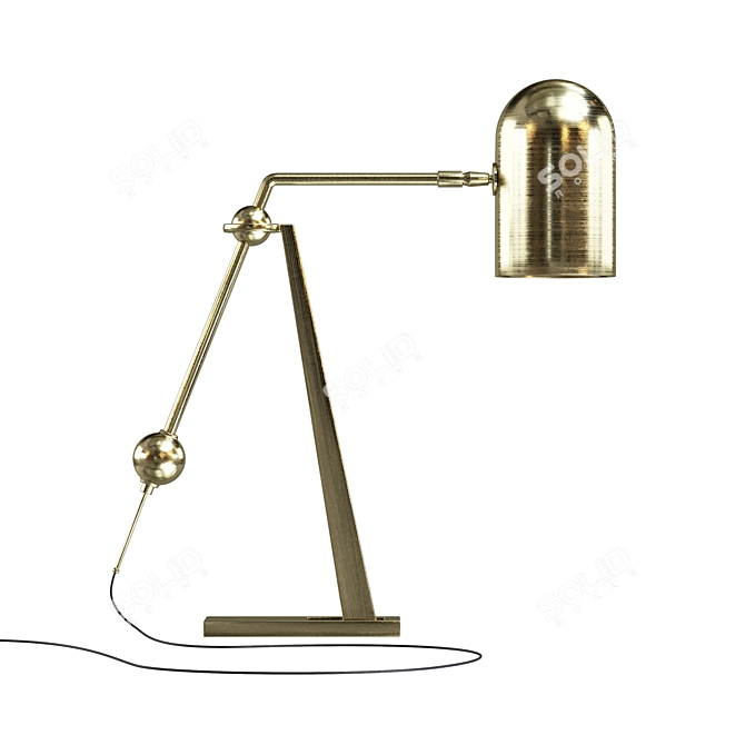 Modern Bert Frank Stasis Lamp 3D model image 2