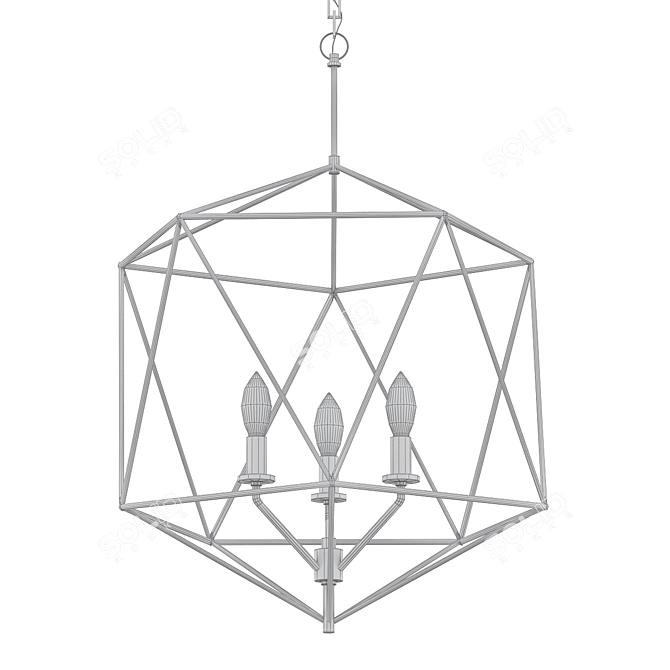  ASTRID Chandelier: Sparkle in Style 3D model image 2