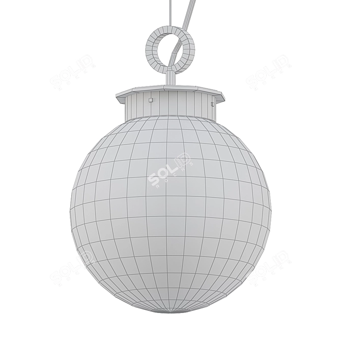 Stylish Bai Pendant Light 3D model image 2
