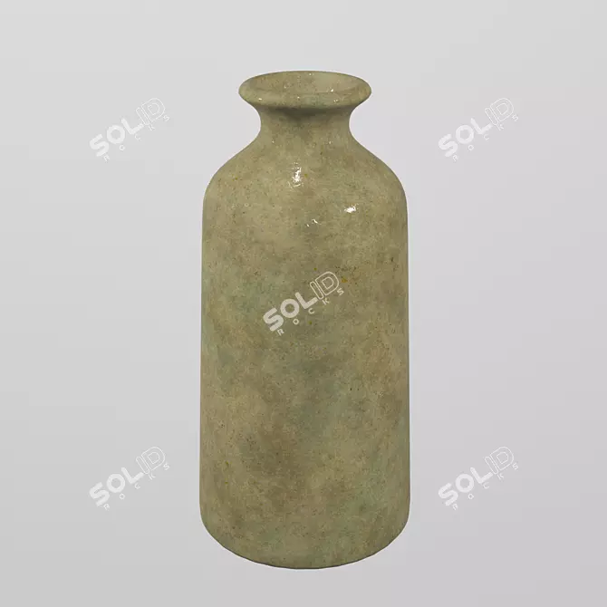 Elegant Ceramic Vase for Home 3D model image 2