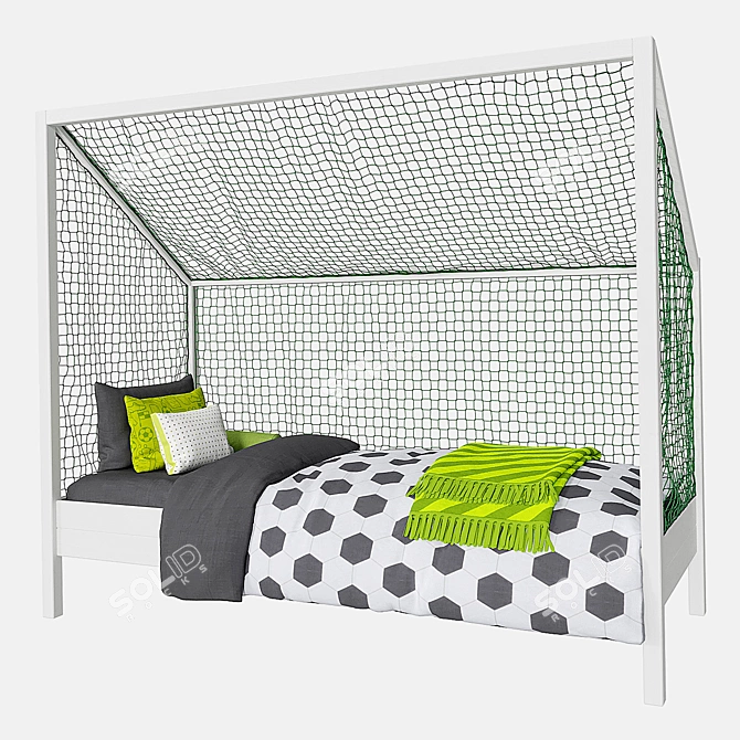 GoalScorer Football Bed 3D model image 1