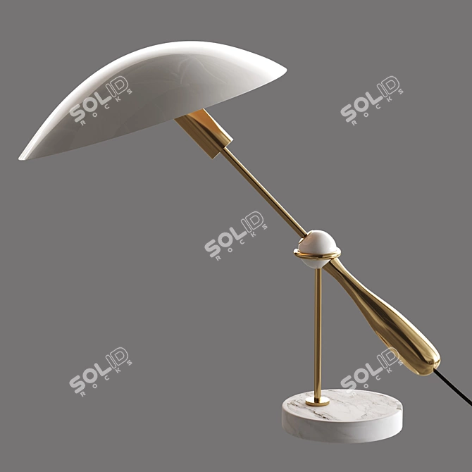 Sandra Severi Sarfatti Lamp 3D model image 1