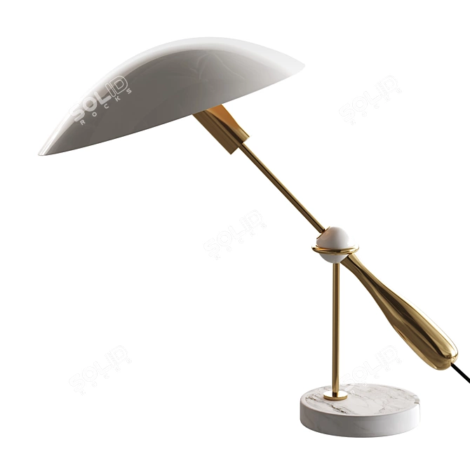 Sandra Severi Sarfatti Lamp 3D model image 5