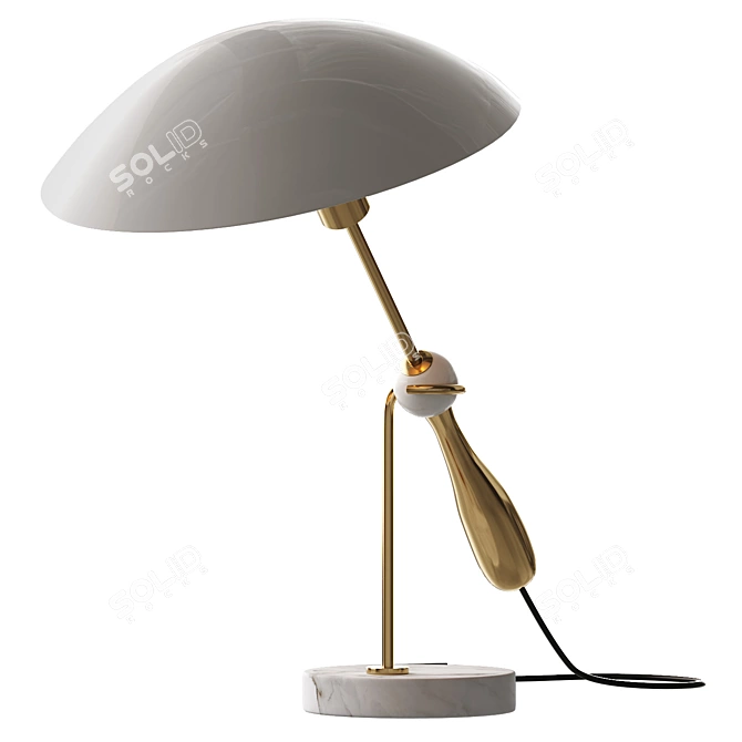 Sandra Severi Sarfatti Lamp 3D model image 6