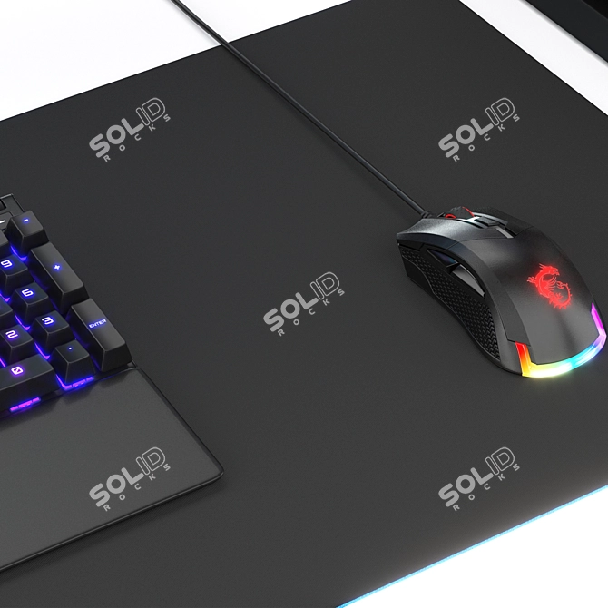 Ultimate PC Gamer Set 3D model image 6