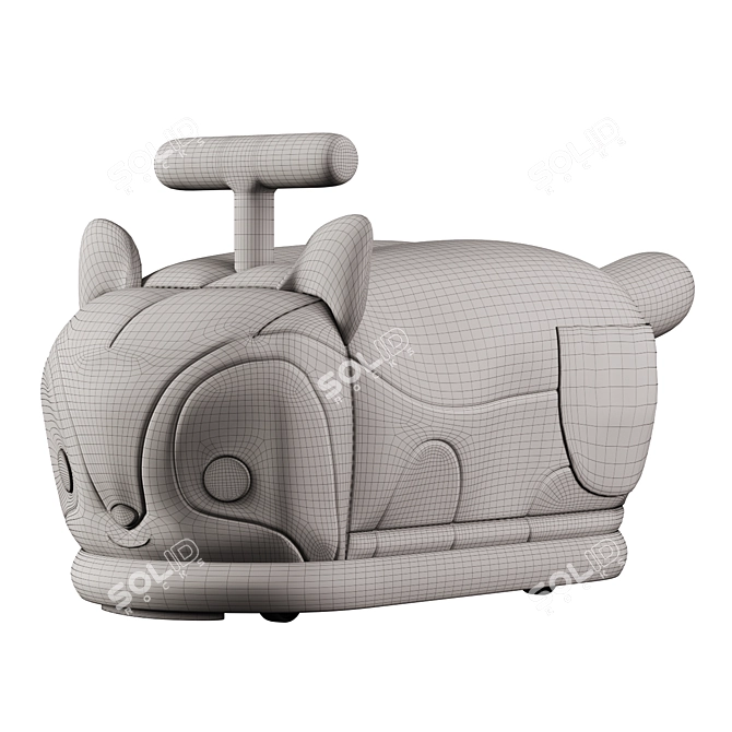  "Soft Raccoon Ride-On: Italtrike"  3D model image 5