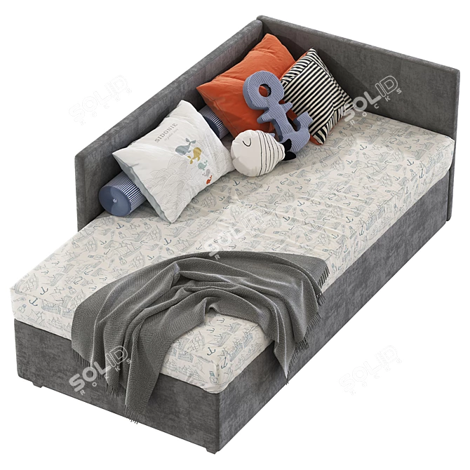 Convertible Clea Sofa Bed 3D model image 3