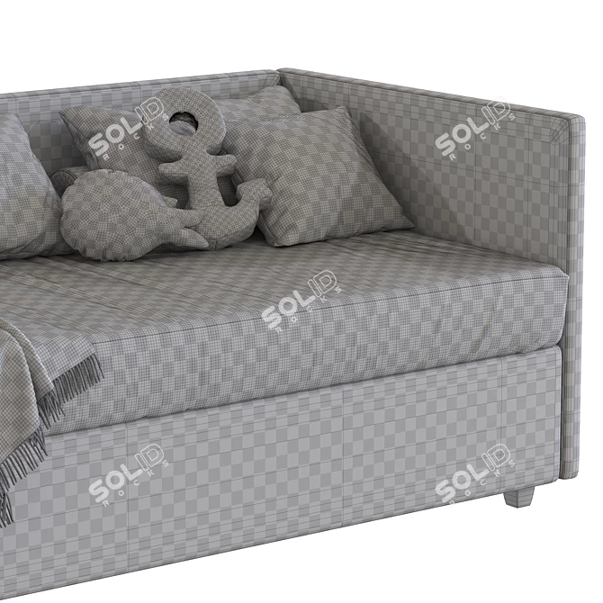 Convertible Clea Sofa Bed 3D model image 5