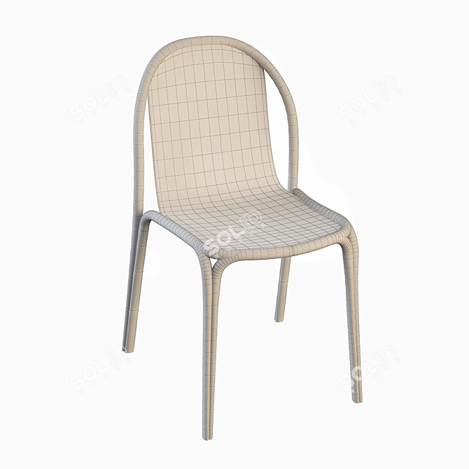 BROOKLYN Outdoor Chair: Stylish and Comfortable 3D model image 4