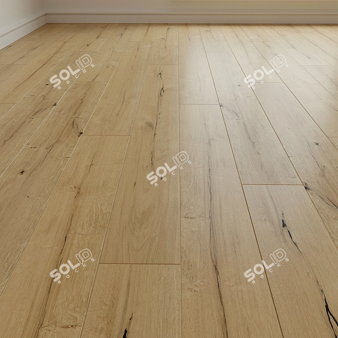 Oak Bradford Laminate Flooring 3D model image 1