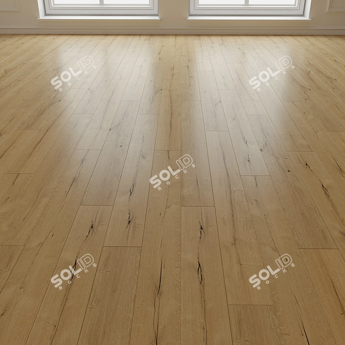 Oak Bradford Laminate Flooring 3D model image 3