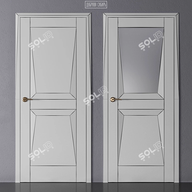 Dubrava Siberia Accord - 3D Door Collection 3D model image 2