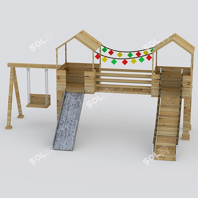 2015 Playground Set 3D model image 4