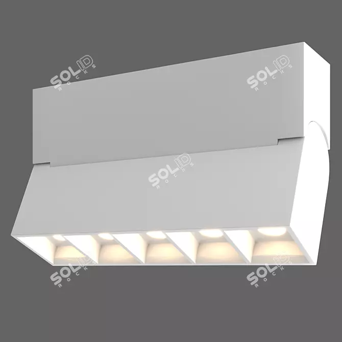 Sleek Row Light by Lampatron 3D model image 2