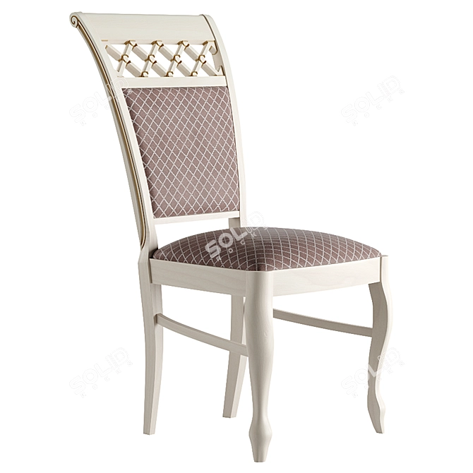 Elegant Vintage Felix Chair 3D model image 5