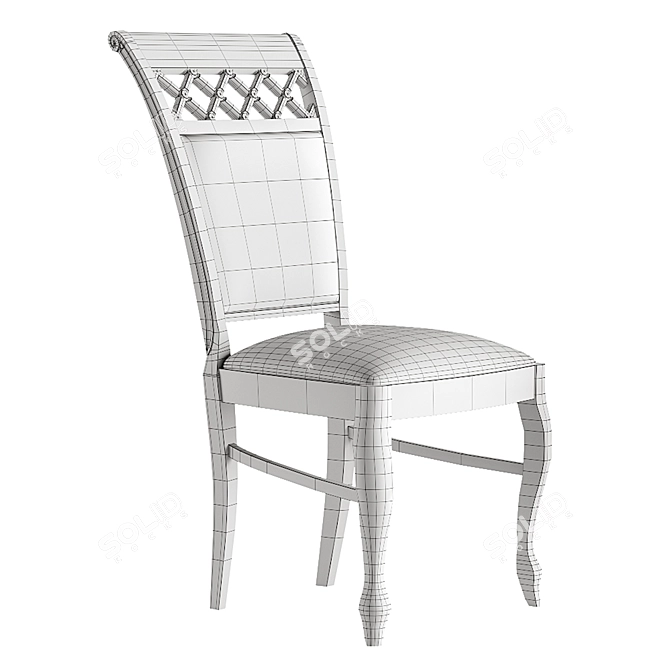 Elegant Vintage Felix Chair 3D model image 6