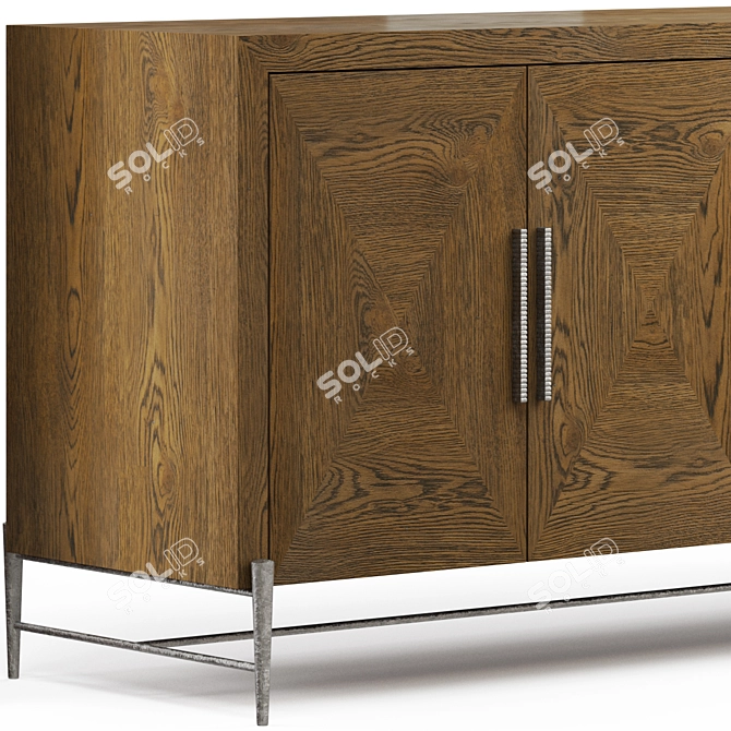 Stylish Hooker Chapman Sideboard 3D model image 2