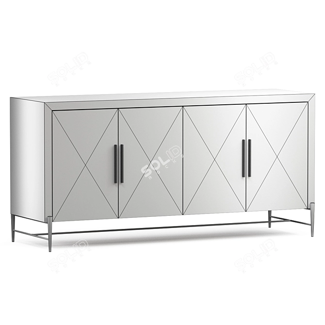 Stylish Hooker Chapman Sideboard 3D model image 4