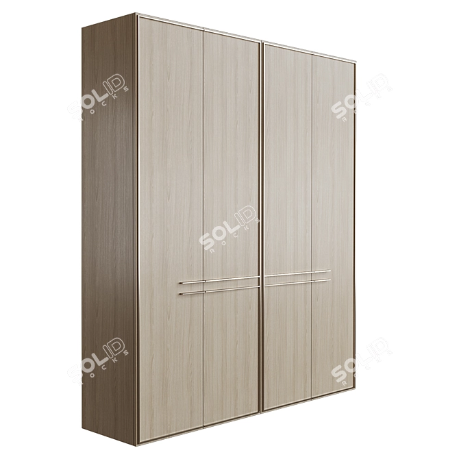 Designer Lighted Wardrobe - Muzafarov Collections 3D model image 1