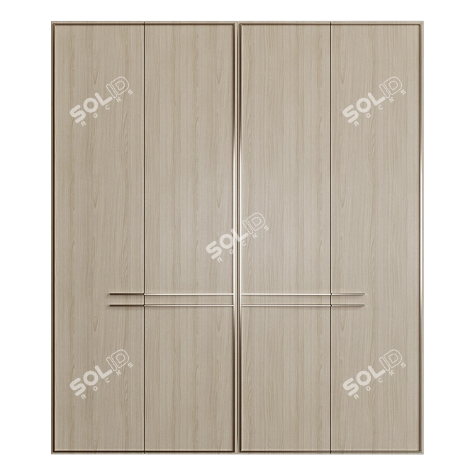 Designer Lighted Wardrobe - Muzafarov Collections 3D model image 2