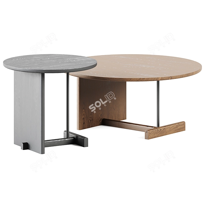 Sleek and Stylish Koku Coffee Table 3D model image 1