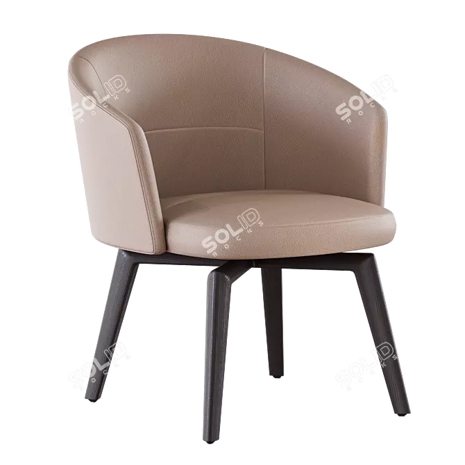 Modern Minotti AMELIE Chair 3D model image 1