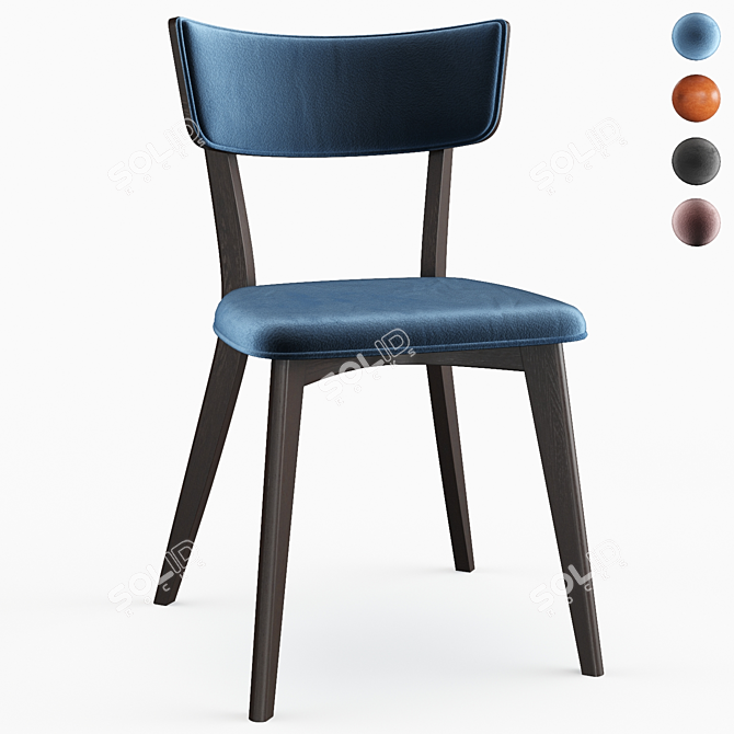 Putnam Upholstered Side Chair 3D model image 1