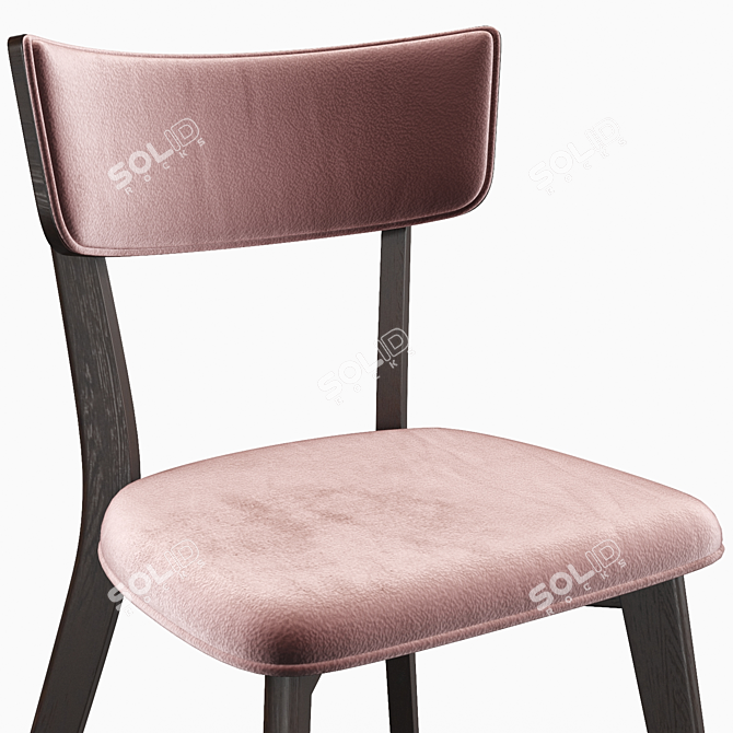 Putnam Upholstered Side Chair 3D model image 4