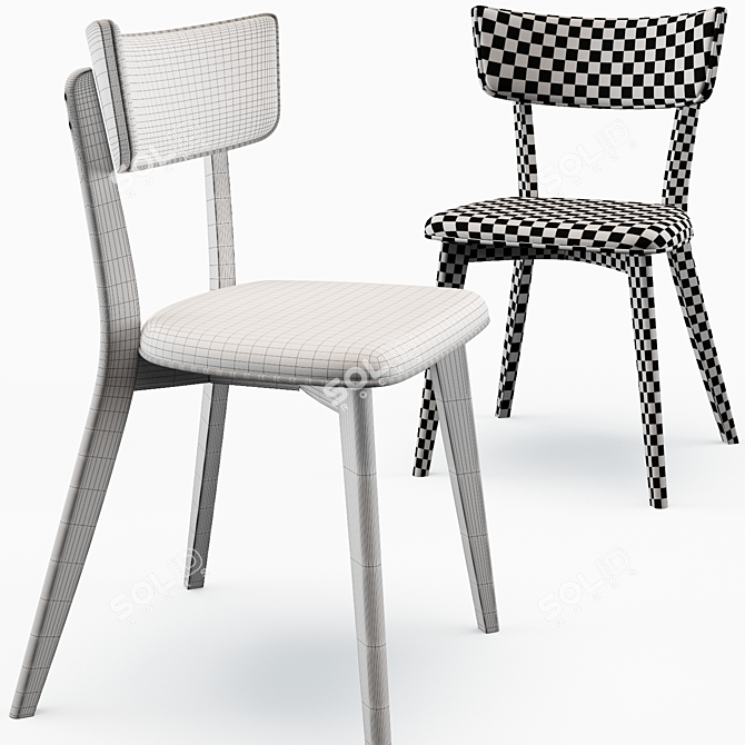 Putnam Upholstered Side Chair 3D model image 5