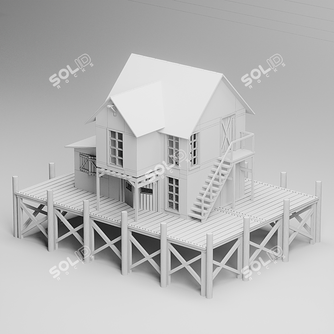 Stylish House Decor & DIY Hub 3D model image 7