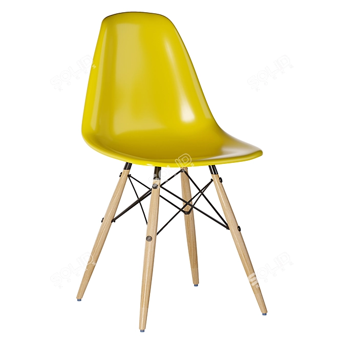 Vitra Chair: Timeless Elegance for Your Space 3D model image 5