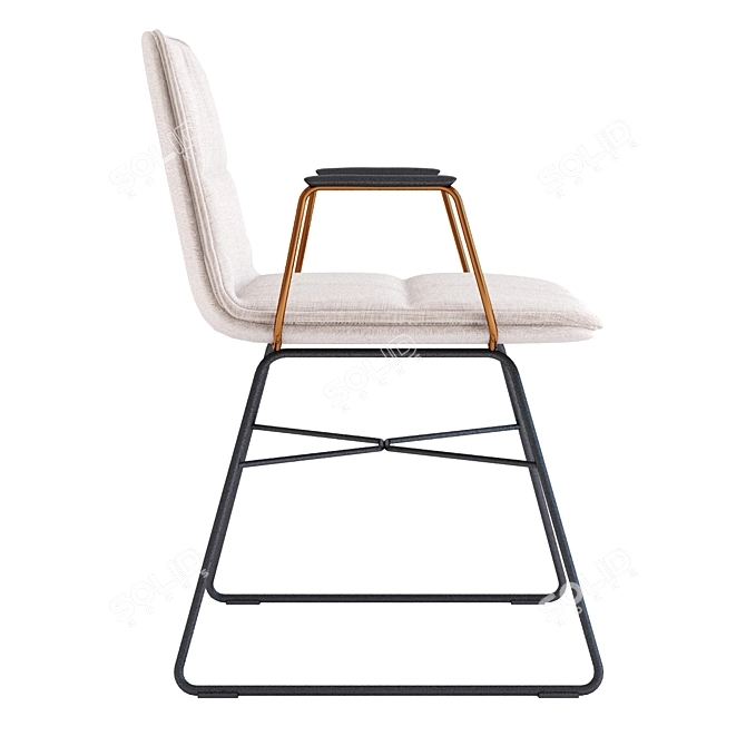 Elegant Shilo Chair: Timeless Style 3D model image 2