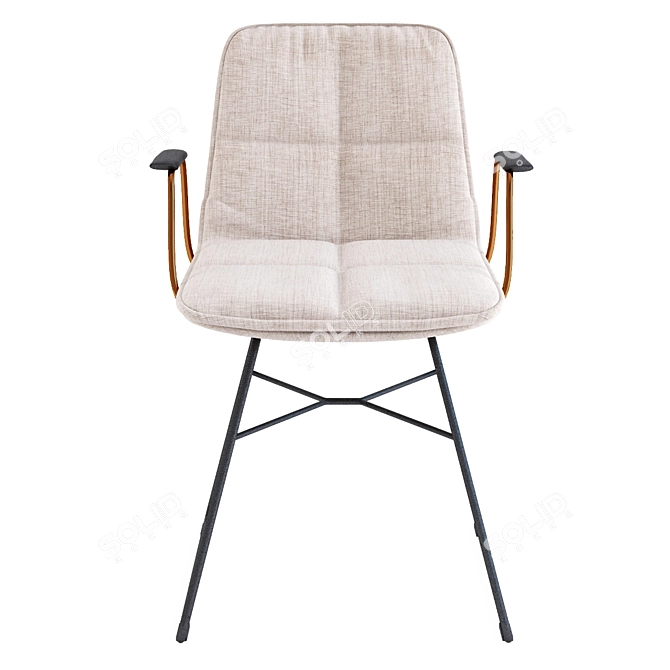Elegant Shilo Chair: Timeless Style 3D model image 3