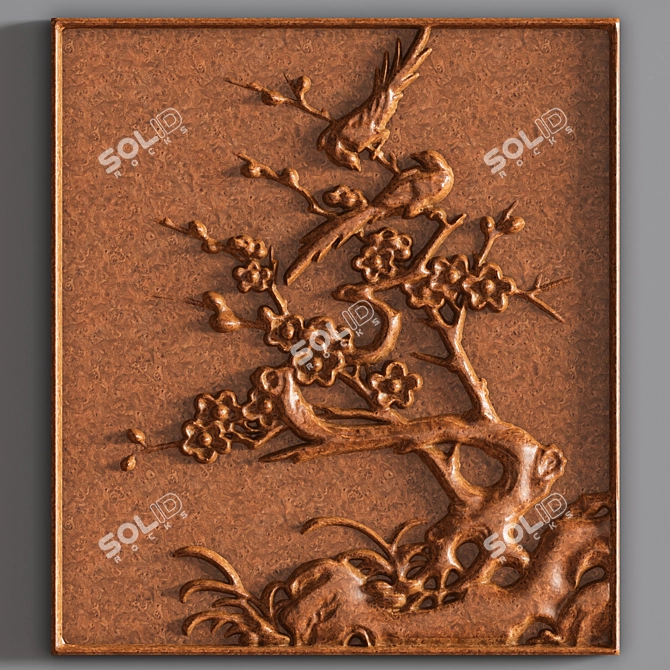 Nature Plaster: 2015 Model, 7 Parts, Vray/Corona 3D model image 2