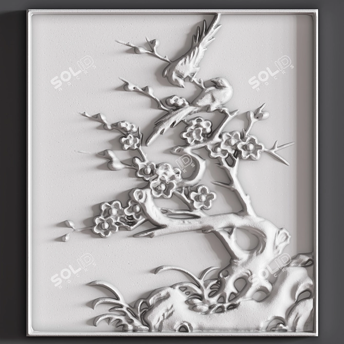 Nature Plaster: 2015 Model, 7 Parts, Vray/Corona 3D model image 4