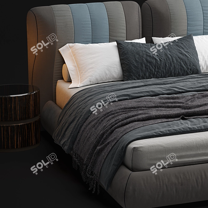 Modern Bed Frame 180x200 3D model image 3