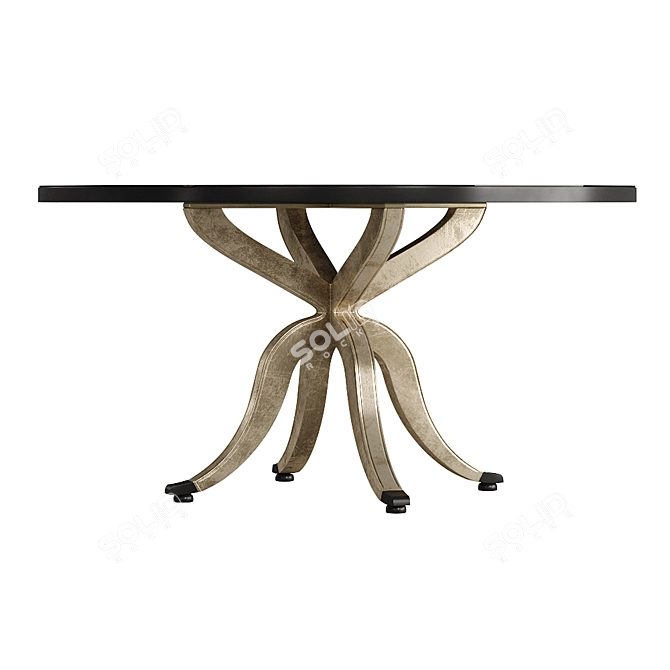 Formal Round Dining Table - Hooker Furniture 5834-75 3D model image 3