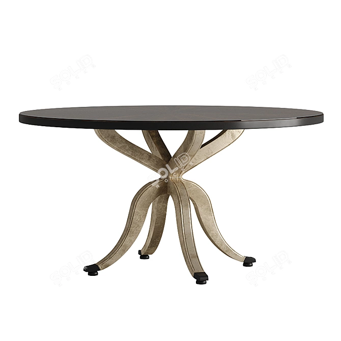 Formal Round Dining Table - Hooker Furniture 5834-75 3D model image 4