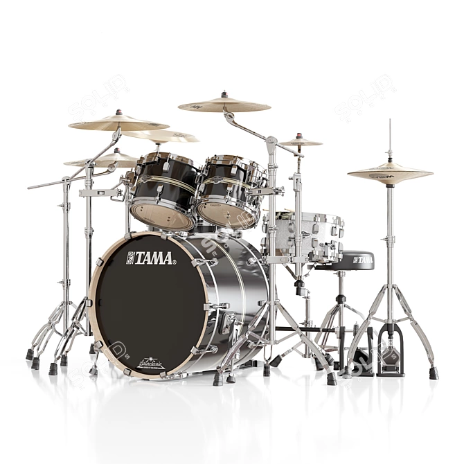 TAMA Performer Drum Set 3D model image 2