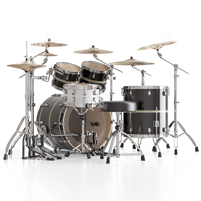 TAMA Performer Drum Set 3D model image 3