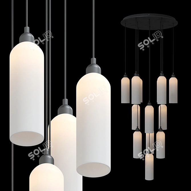 Schwung Home Odyssey Cluster 13 Pendant 3D model image 3