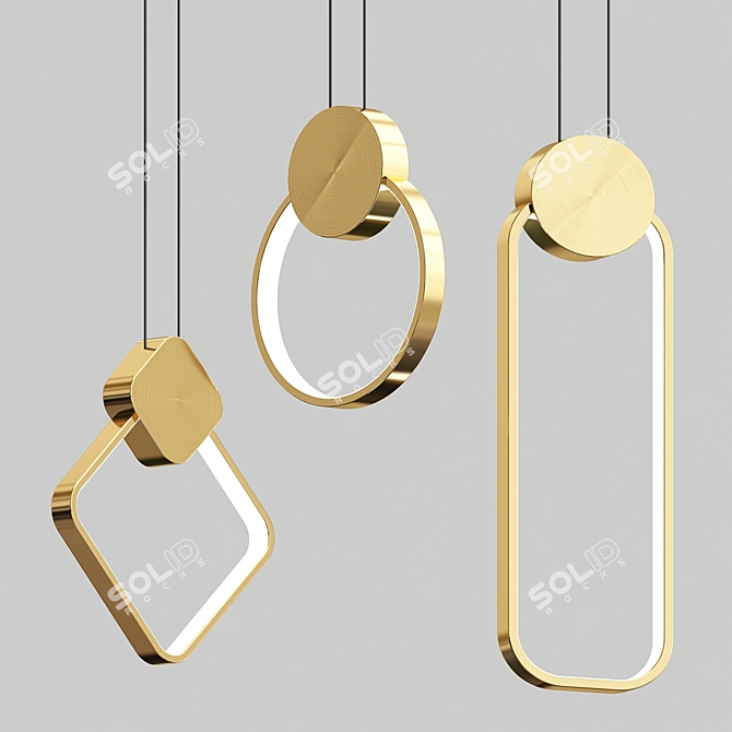 MITCH Pendant Collection: Modern Design Lamps 3D model image 3