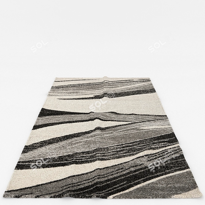 Versatile Rug Set: 6 Designs 3D model image 5