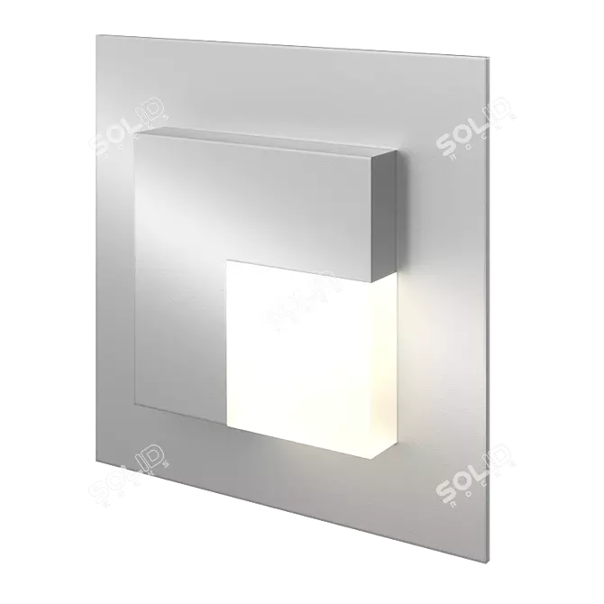 Slim LED Wall Light IT-738 3D model image 1